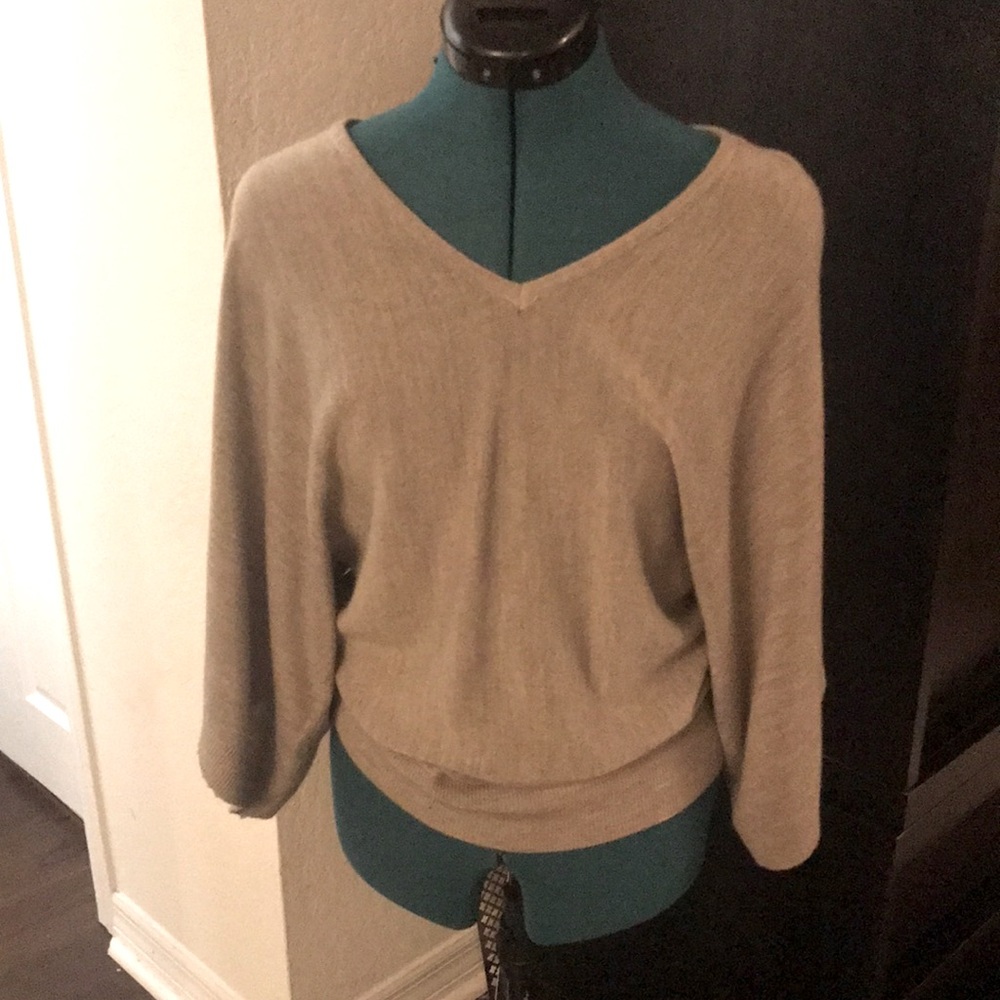 Dolman Sleeve Light Sweater Blouse